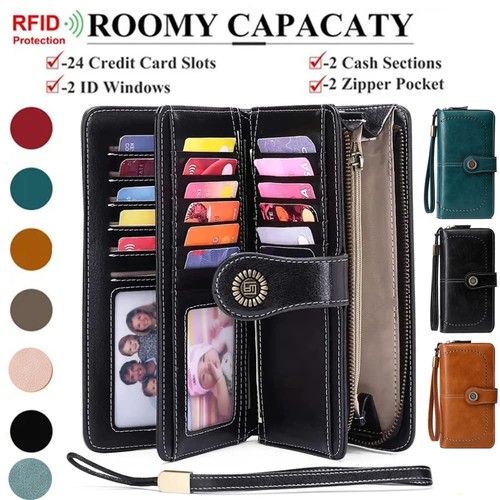 Womens leather wallet - womens, rfid