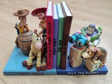 2 Disney Store Toy Story Buzz,Woody,Jessie bookends RARE