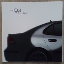 Saab 93 Sport Saloon Brochure 2003 - 9-3  Linear  Arc  Vector  Aero