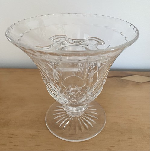 Vintage crystal vase with - crystal,
