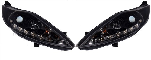Black drl headlights fit - to,