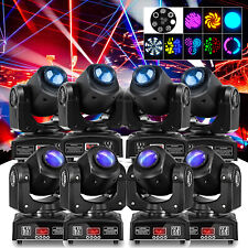 8x 100W LED Moving Head Light RGBW Stage Spot Lighting Beam DMX DJ Room Party