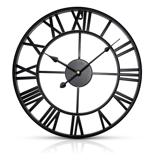 Large wall clock roman numeral - wall,