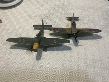 Dinky Spitfire and German