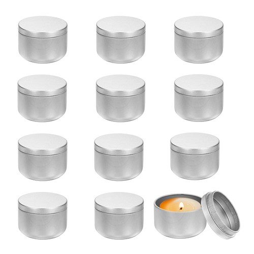 3oz candle tins 12pcs metal - candle,
