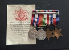 WW2 Medals Normandy Group 