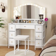 Dressing Table with Stool Set