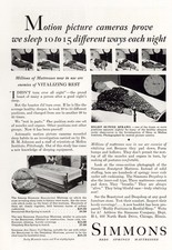 1931 Simmons Mattress: Sleep