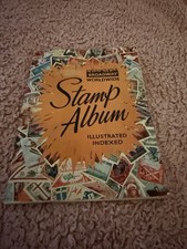 Vintage stamp album with some - stamp,