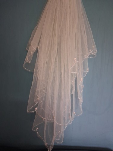 Ivory wedding veil tier - ivory,