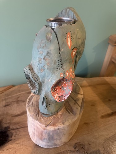 Handcrafted alien head - handcrafted,