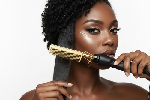 Sonar electric hot hair - hair, comb