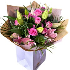 Pretty Pink Rose and Lily