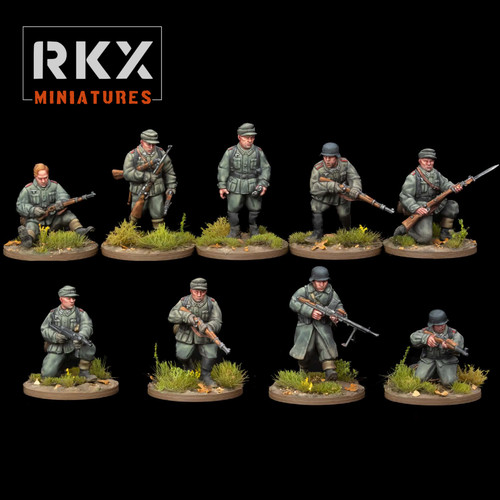 28mm ww2 german garrison - 28mm,
