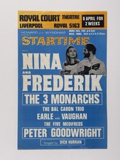 The Three Monarchs Flyer Startime Original Promotion Circa 1970s