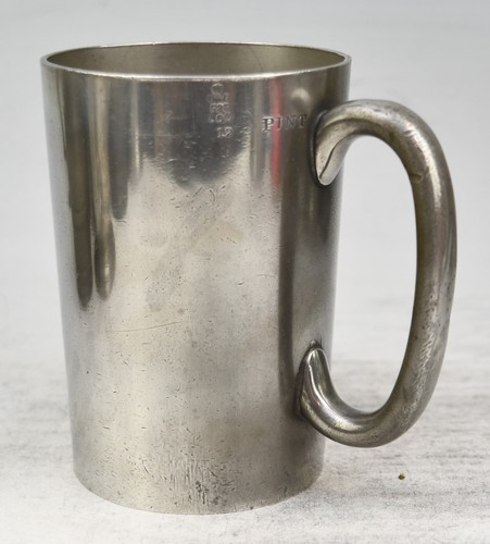 Fine antique pewter pint - fine,