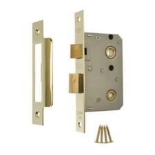 BATHROOM LOCK 64mm (2.5") ERA BRASS - NEW