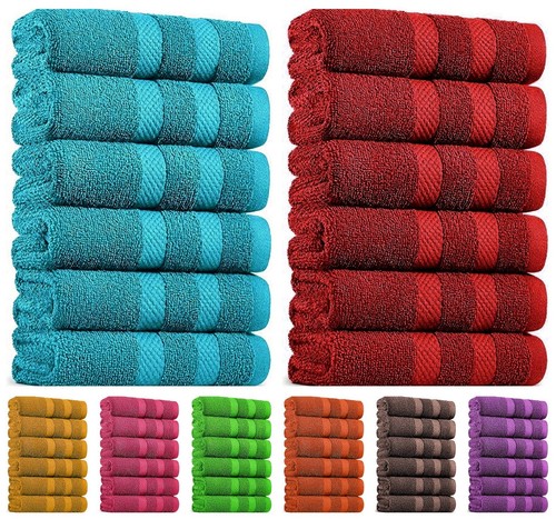 Pack large bath towels 100 - 12,