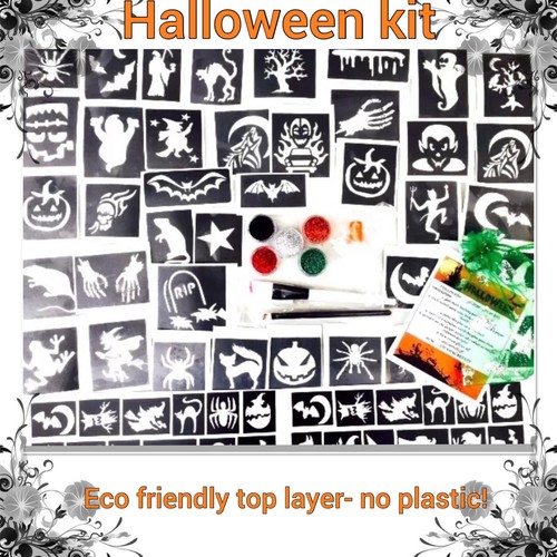 Halloween glitter tattoo kit - tattoo,