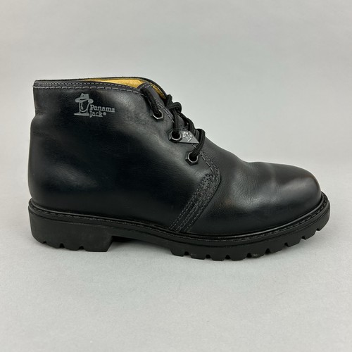 Panama jack bota black leather - bota,