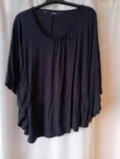 Black Batwing Circle Top