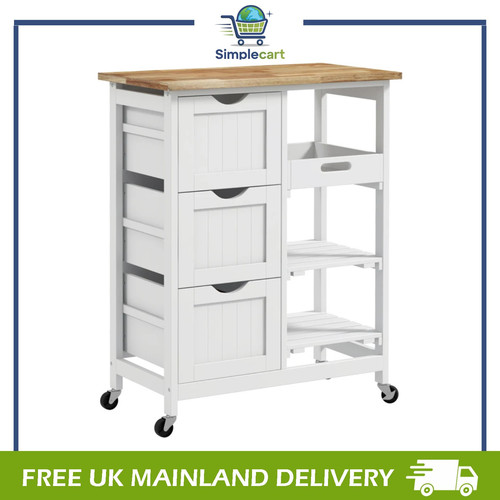 Rolling kitchen island cart - rolling,