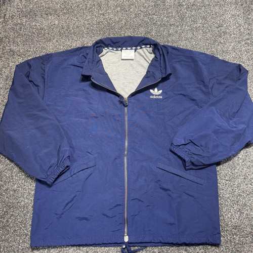 Adidas jacket mens large blue - mens,