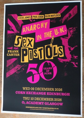 Sex pistols live band music - pistols,
