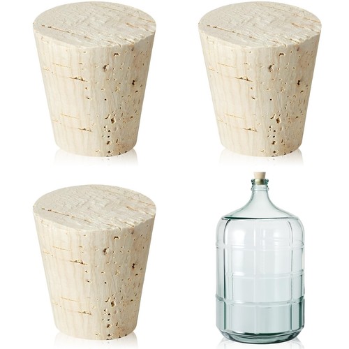 Pcs glass carboy cork - 3,