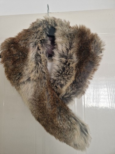 Women faux fur - fur, scarf