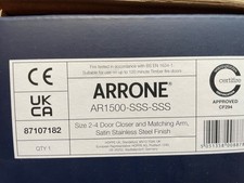 Arrone AR1500 Size Adjustable 2-4 Door Closer AR1500-SSS-SSS