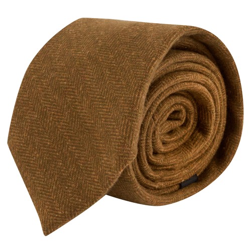 Honey brown herringbone - honey,