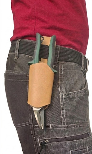 Leather tin snip - leather,