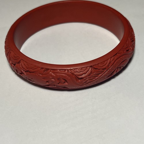 Vintage chinese carved red - vintage,