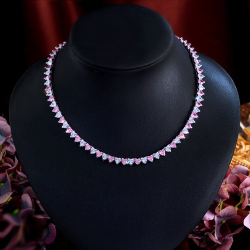 Pink white heart - pink,