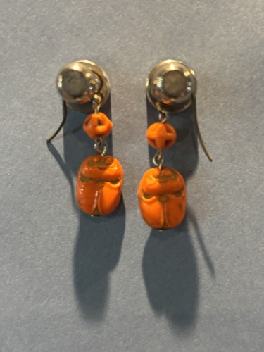 1920 orange scarab - scarab, beatle