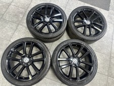 GENUINE 18" VW CHARLESTON ALLOY WHEELS GTI R32 GTD VAG CADDY VAN 5x112 + tyres