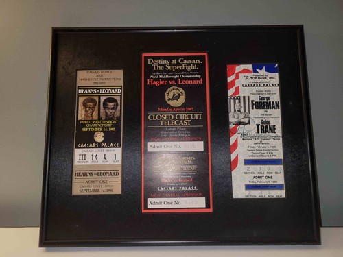 Framed boxing tickets - 🔥framed,
