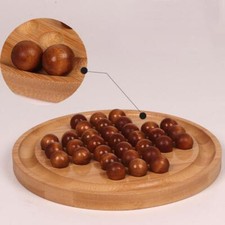 Classic Wooden Solitaire Board