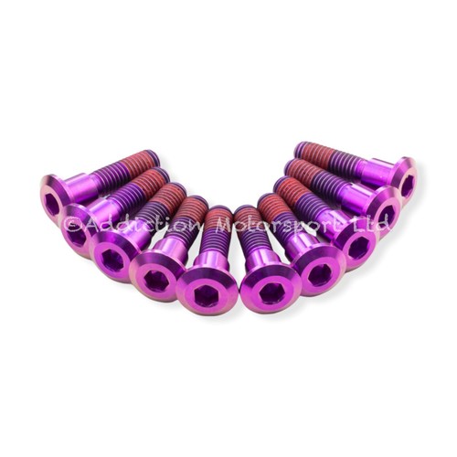 10x purple titanium front disc - purple,
