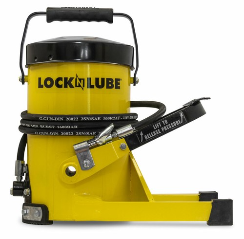 Gun foot operated - operated, grease