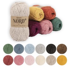 DROPS Nord Alpaca Yarn 4Ply Sock Merino Knitting & Crochet Wool 50g All Shades