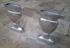 Pair of Aluminium Planters