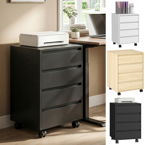 Mobile filing cabinet 4 - mobile, cabinet,