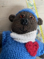Knitted Bear In Scrubs Nurse/Doctor