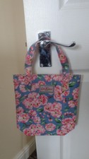 ORIGINAL CATH KIDSTON LONDON SMALL BOOK/LUNCH/TOTE BAG PVC BLOSSOM PATTERN