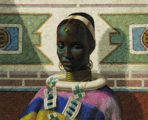 Vladimir tretchikoff woman - vladimir,