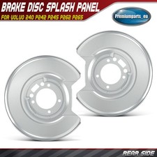 2x Brake Disc Dust Shield Rear