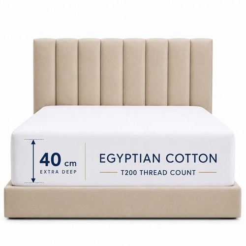 Fitted sheet egyptian cotton - egyptian,