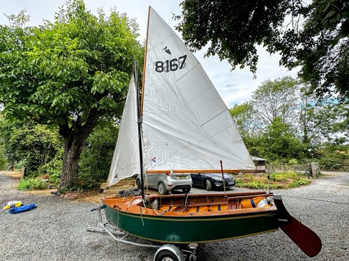 Wooden heron sailing dinghy - heron,